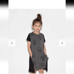 Nununu Girl's Skull Mask on Dress